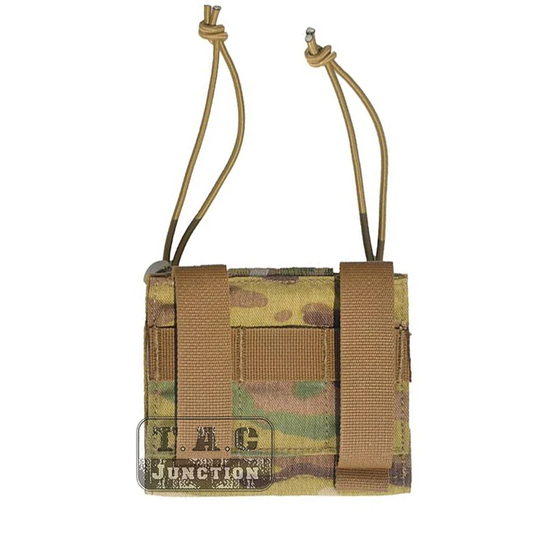 Kdu tático bolsa molle saco do telefone móvel mapa admin bolsa painel frontal para placa transportadora colete