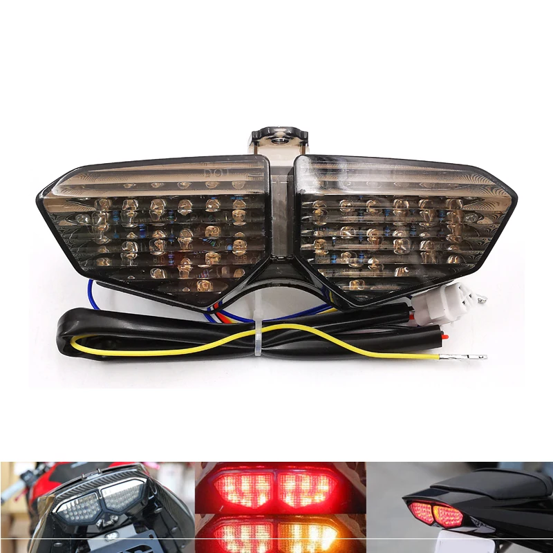 Motorcycle LED Rear Tail Brake Light Turn Signal Lights For Yamaha YZF R6 YZF-R6 2003-2005 YZF-R6S 2006-2008 XTZ1200 2012-2014