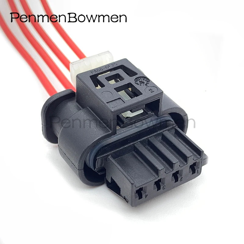 1 Set 4 Pin Auto Fuel Gasoline Pump Plug Exhaust Pipe Valve Electronic Connector Wire Harness Socket For Suzuki CS35 805-122-541