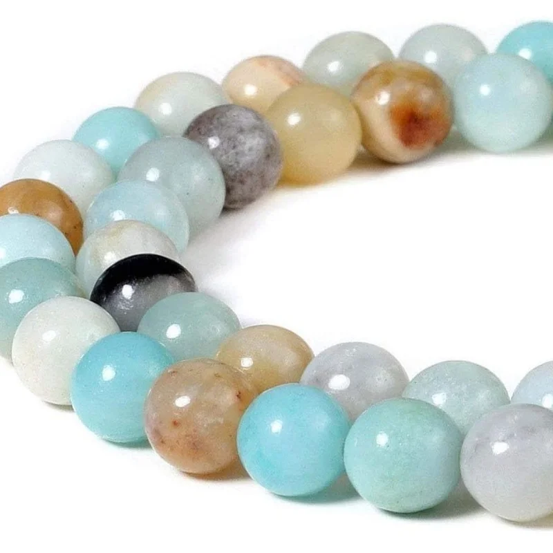 

Natural Round Loose Beads for Jewelry Making Multicolor Tianhe Stone Bead Pick Size 4 6 8 10mm Bracelet Accessories