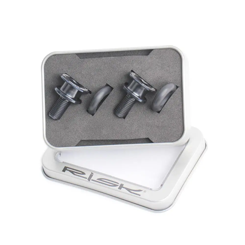 RISK Titanium M8x15 Square Hole Bicycle BB Fixing Bolts MTB Road Bike Bottom Bracket Screws Square-taper Bike Maintenance Tools view 6