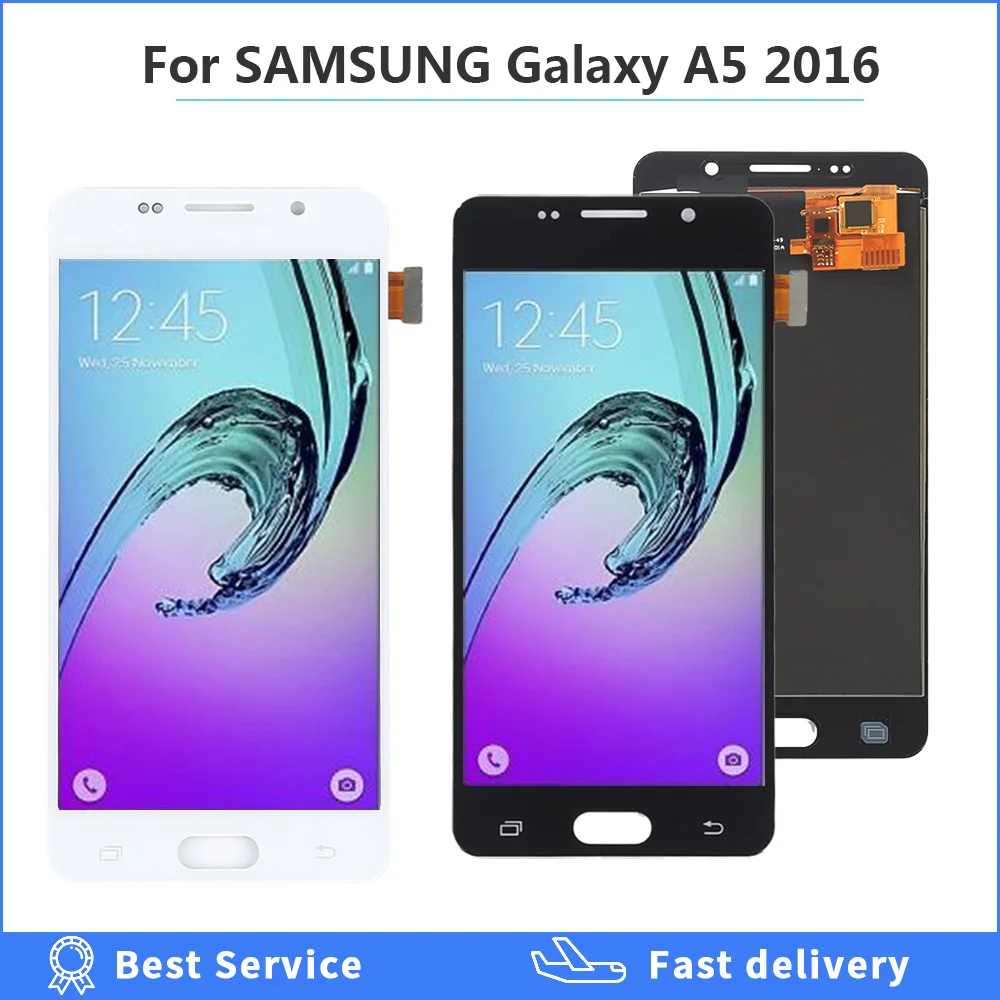 Can adjust brightness LCD For Samsung Galaxy A5 2017 2016 2017 A520 A500 A510 LCD Display Touch Screen Digitizer Assembly +Tools