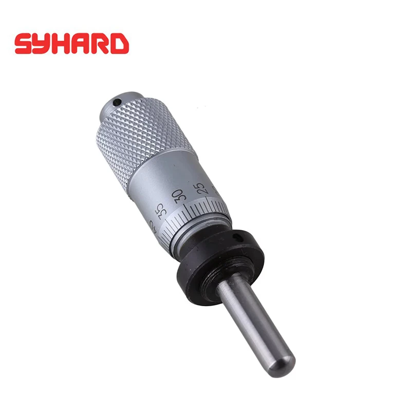 2PCS/LOT 0-6.5mm 0-13mm 0-25mm 0-50mm Flat Head and Round Head Micrometer Differential Head Fine Tuning Nut Micrometer