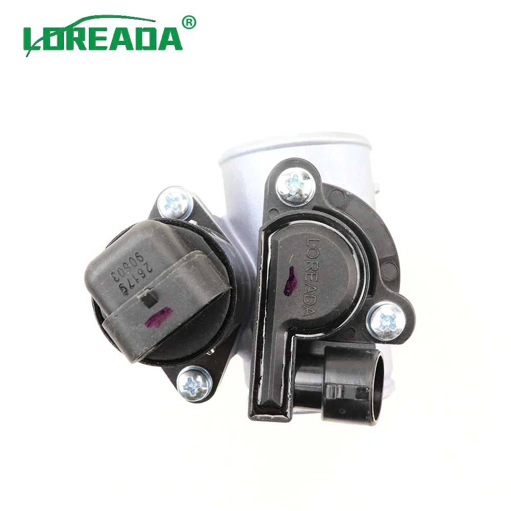 LOREADA 34mm Original Motorcycle Throttle Body Valve For Motorcycle 125 150CC with Delphi System IAC 26179 and TPS Sensor 35999