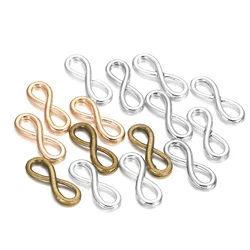 30Pcs 8*23mm Tibetan Bronze Charms Infinity Link Symbol Connectors For Pendants DIY Jewelry Making Craft Supplies Accessories