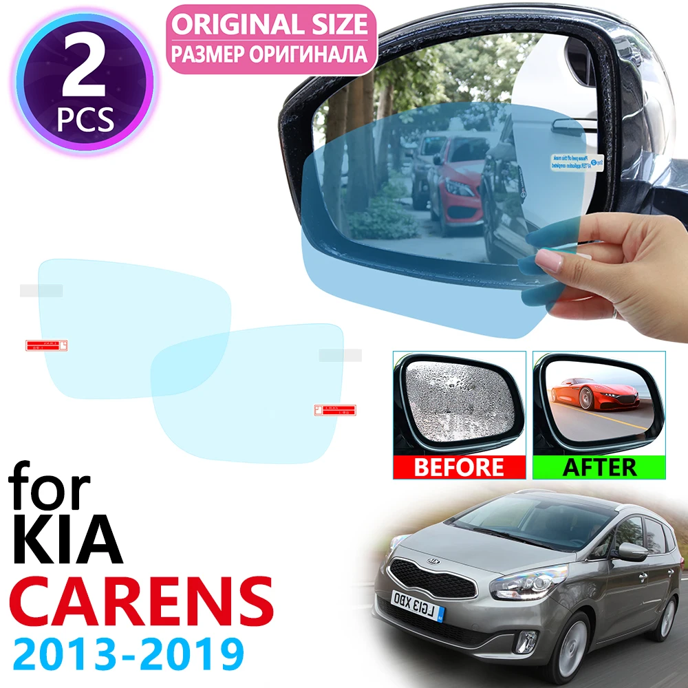 for KIA Carens RP 2013~2019 Full Cover Rearview Mirror Anti-Fog films Rainproof Anti Fog Film Accessories 2014 2015 2016 2018