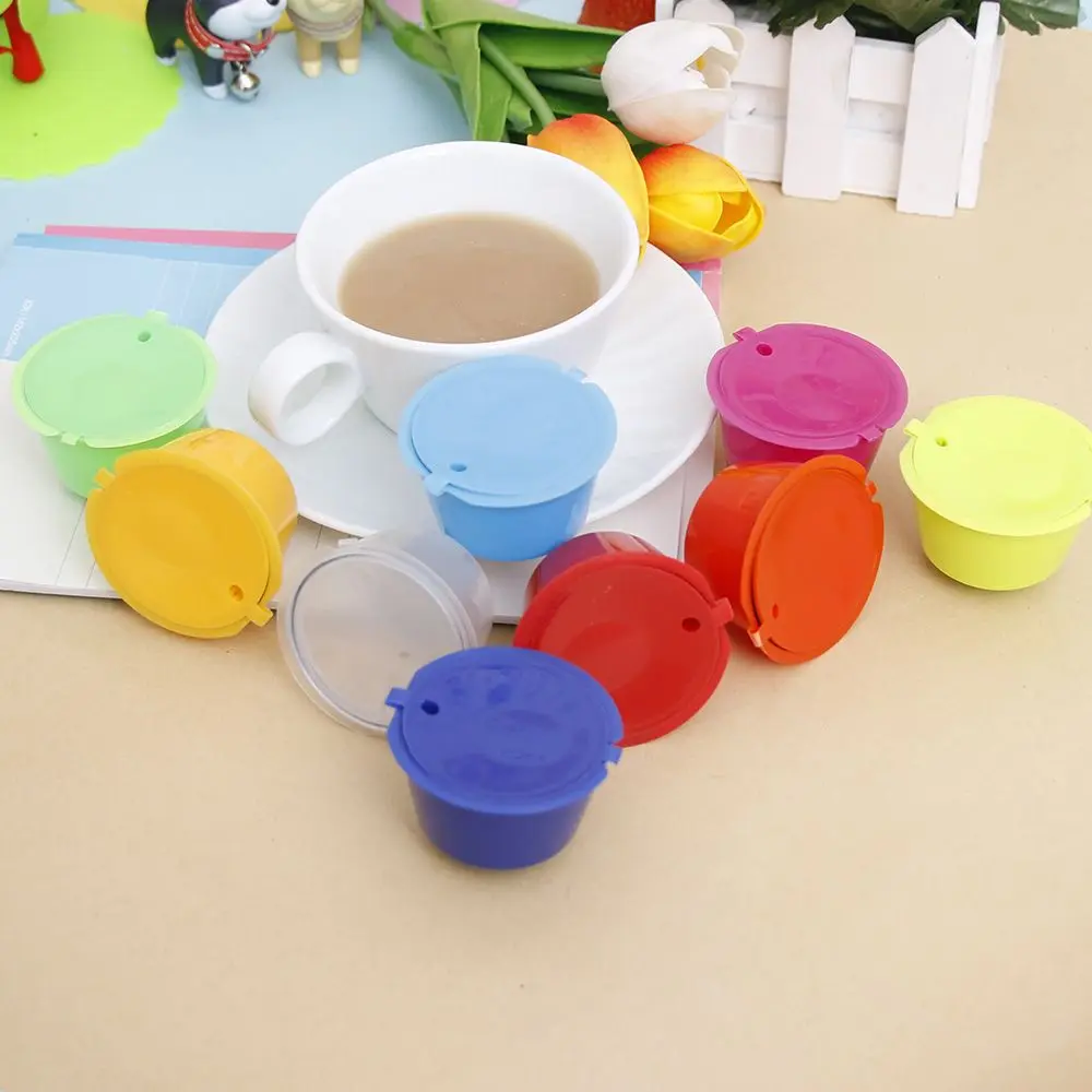 Multi Color Coffee Capsule Cup Refillable Reusable Pods K-cups Perfect Gift For Coffee Lovers Suitable For Dolce Gusto Machine