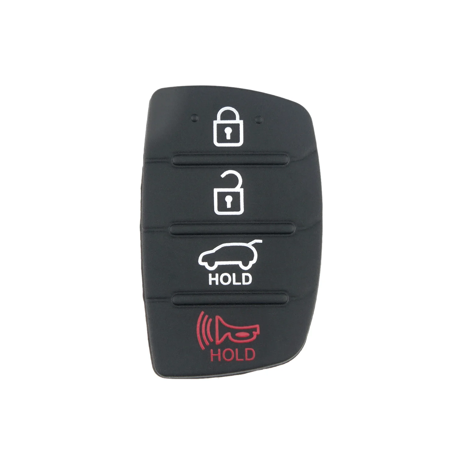 New Auto Rubber Replacement Parts Car Key Case For HYUNDAI Santa Fe (ix45) 2013-2014 3Buttons Key Shell Blanket