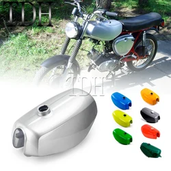 Silver Banana Shape Motorcycle Steel Oil Fuel Tank Enduro for Simson S 50 Simson S 51 Simson S 70 Gas Fuel Tank Oil Petrol Tank