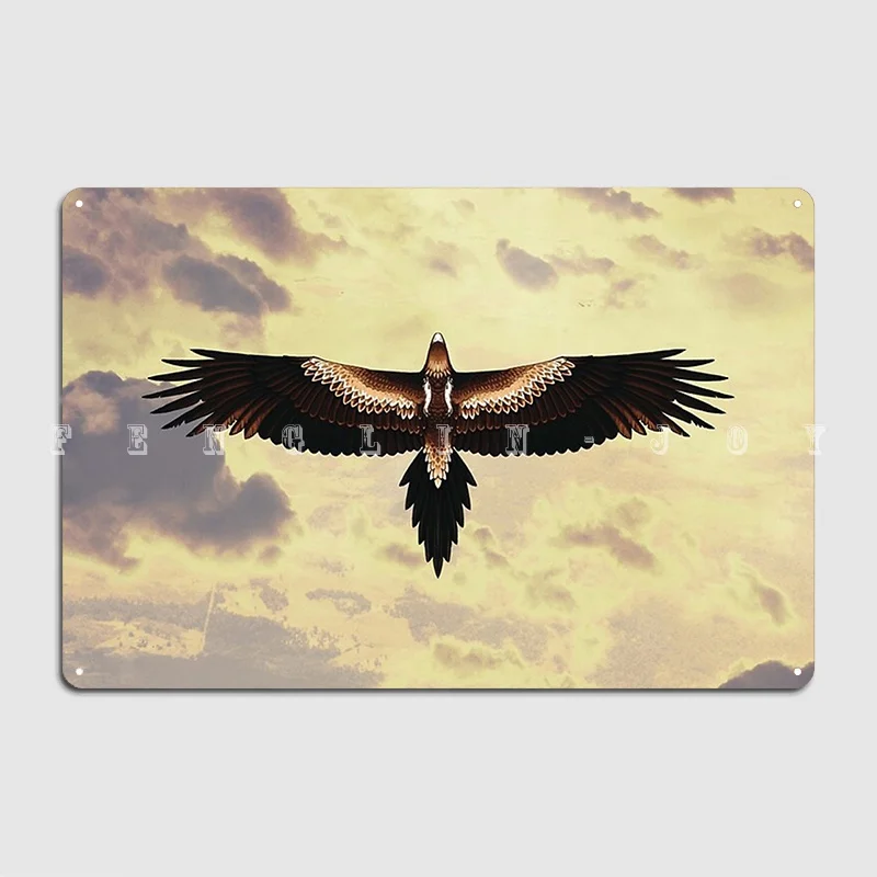 Wedge-Tailed Eagle Metal Plaque Poster Cinema Kitchen Pub Garage Printing Plaques Tin Sign Posters