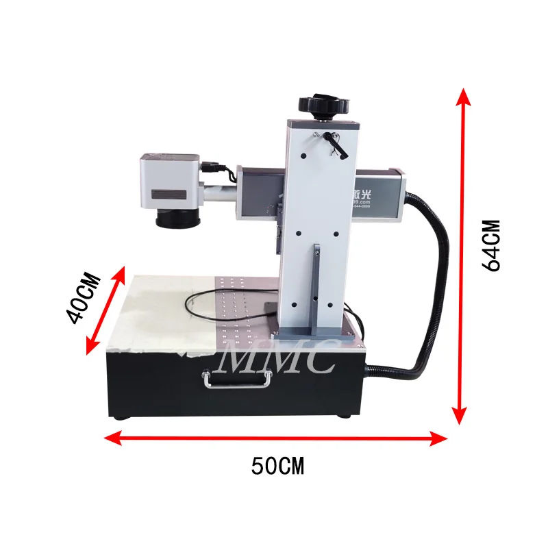 Multifunctional Portable Pet Label Fiber Laser Marking Machine Ruike 20W 30W 50W, Used for Metal Surface Engraving/Engraving