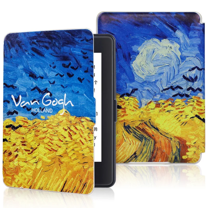 Kindle Paperwhite 5/6/7th スマートケース塗装磁気カバー Kindle