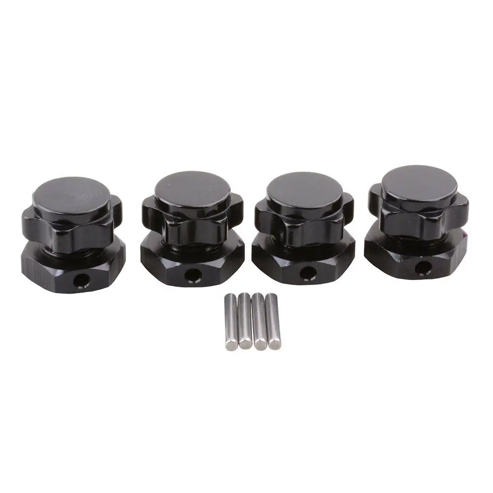 M17 17mm Aluminum Capped Wheel Hex Hubs Adapter Anti-Dust Cover Nuts for 1/8 RC Car HPI HSP Traxxas Himoto Axial Kyosho Redcat