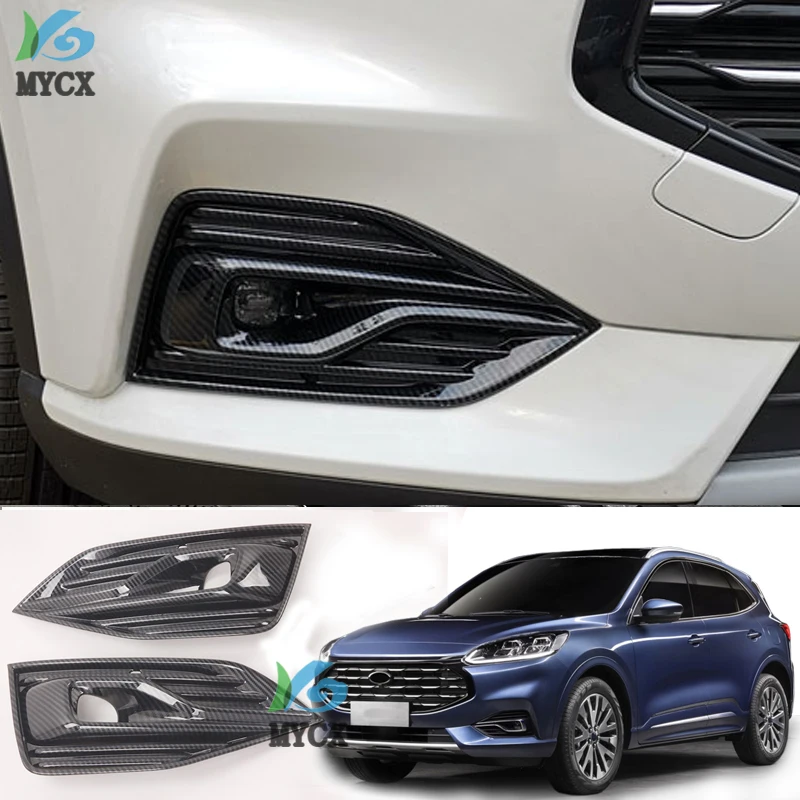 Car Styling For Ford Escape Kuga 2020 Front Fog Lamp Frame Decoration Special Fog Lamp Spotlight Fog Lamp Decoration Strip