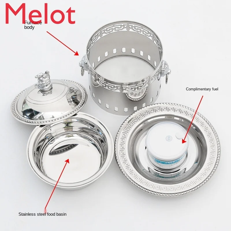 Mini Small Hot Pot Stainless Steel Alcohol Stove Small Hot Pot Featured Environmental Protection