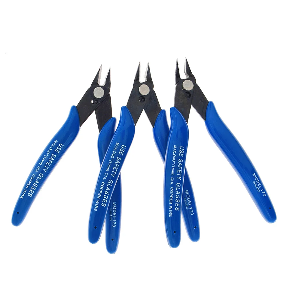 3D printer Parts PLATO 170 Wishful Clamp DIY Electronic Wire Cable Diagonal Pliers Side Cutting Nippers Wire Cutter Tools