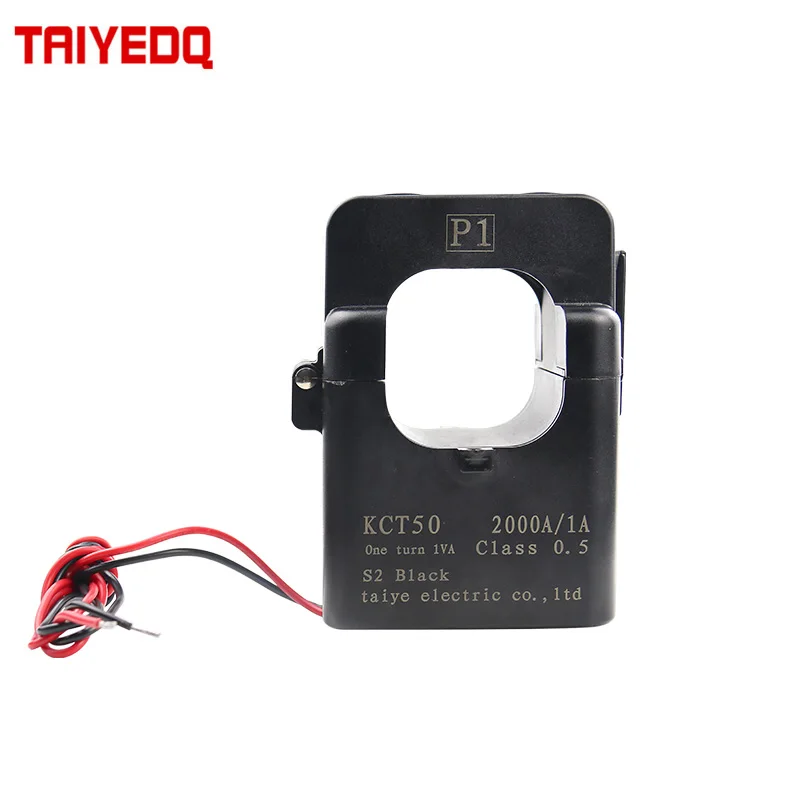 Split core current transformer clamp transformador sensor 1000A KCT50 AC current sensor 300A 800A 1500A 2000A Large current CTs