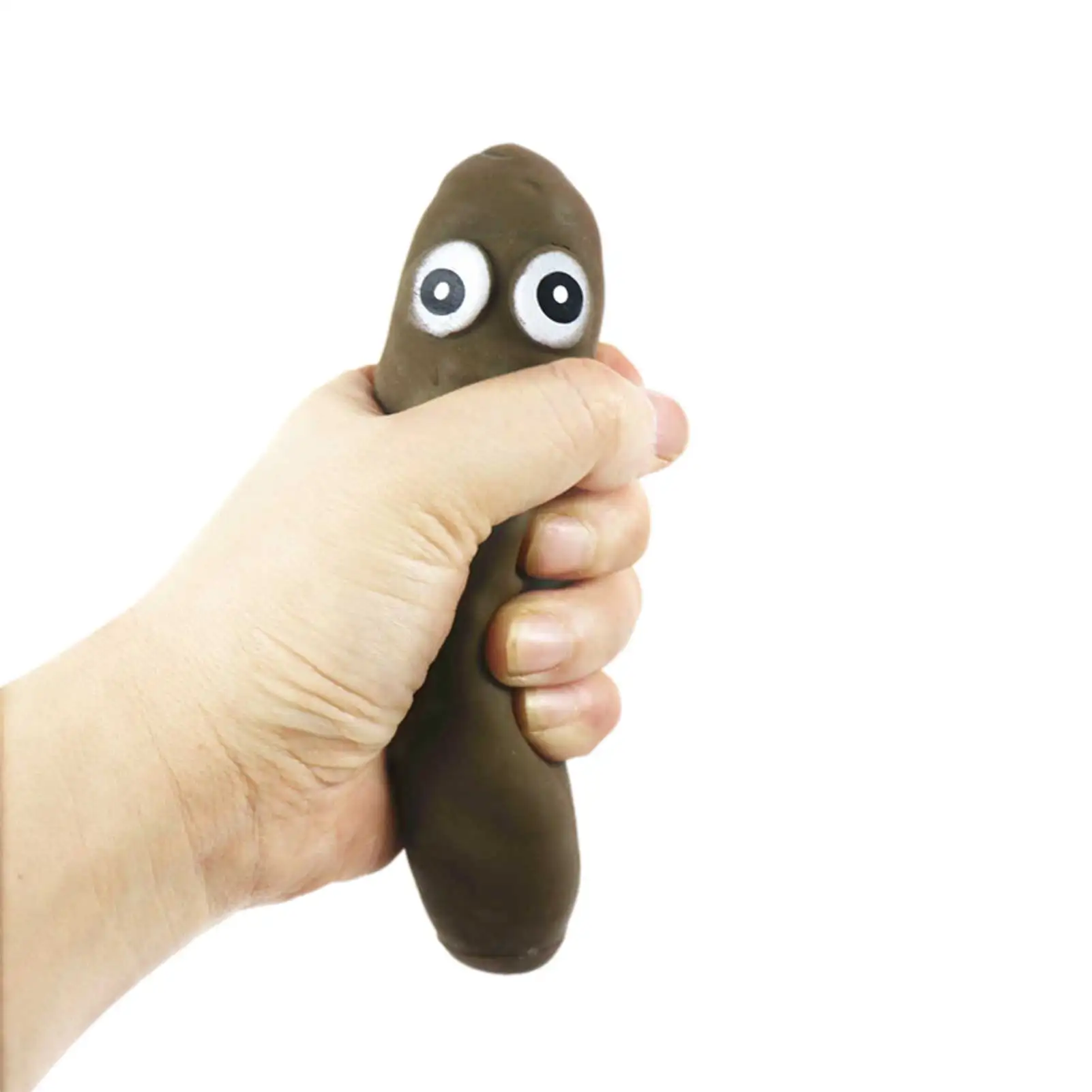 Funny Stretchy Poo Stress Relief Toy Fake Poop Fidget Decompression Doll Toys For Children Adult Tricky Gag Toys