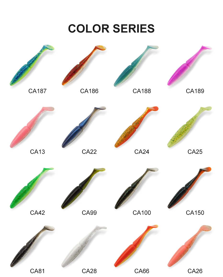ESFISHING Angelköder Easy Shiner 100mm 125mm Swimbait Isca Artificial Pesca Silikonköder Hecht Barsch Leurre Souple – Detail 6