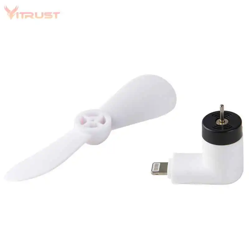 Mini Fan for iPhone Portable Phone Mini Fan Low Noise Strong Wind