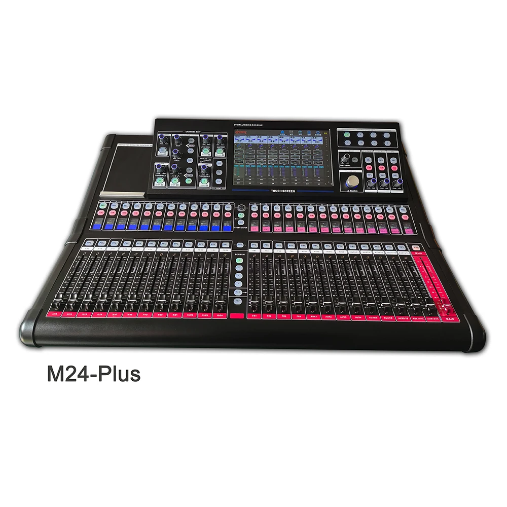 Paulkitson M24 Console Mixer Professionele Stage Performance 34 Kanaals Digitale Mixer Opname Mengen Dj Audio Sound Systeem