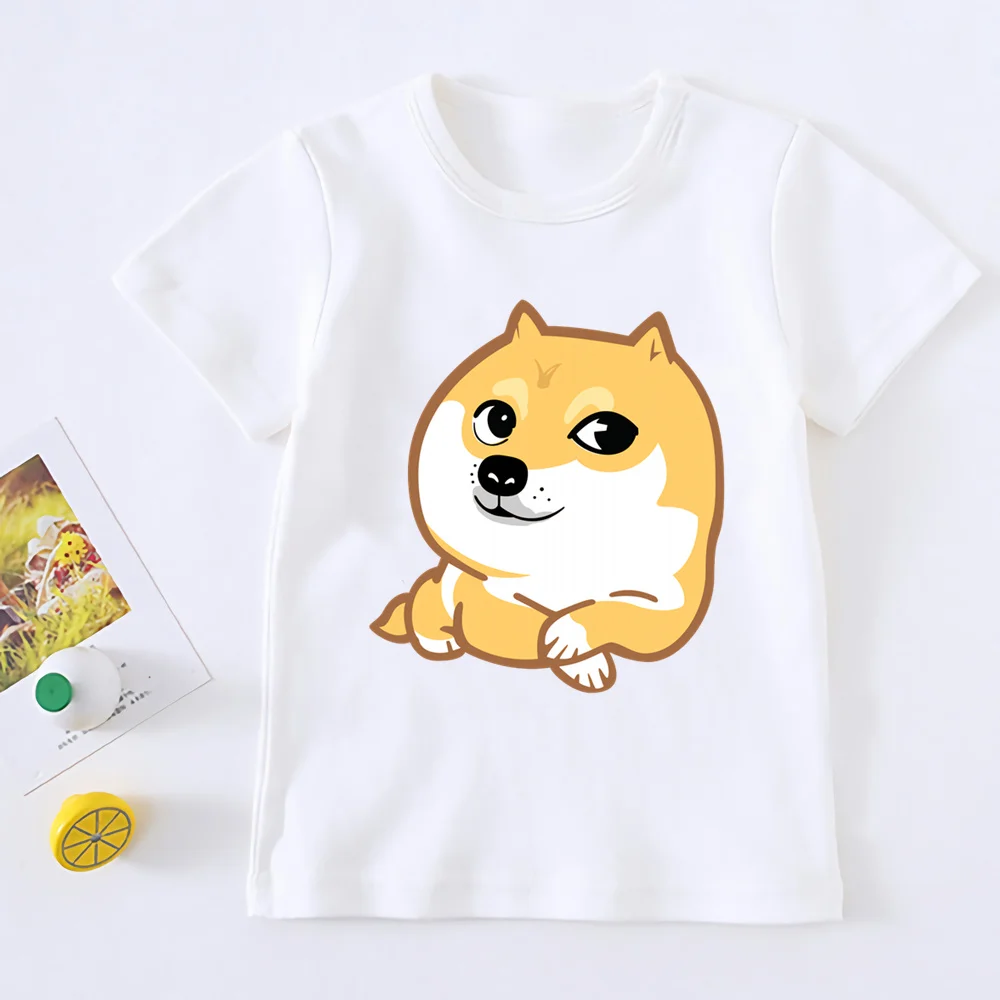 2021 neue Produkt Hunde Mädchen T-shirt Lustige Grafik Sommer Casual Kinder Kleidung Nette Drucken Jungen T Shirt Kurzarm, YKP045