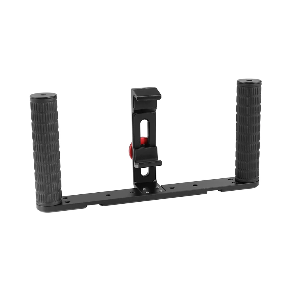 HDRiG uniwersalny stop aluminium SmartPhone klatka zestaw wideo ściskacz Filmmaking Cas do fotografowania dla wideo Vlog Live Stream