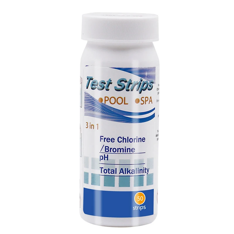 50/100Pcs Multipurpose 3/4/5/6/7 In 1 Swimming Pool PH Test Paper Chlorine/PH/Bromine Test Strips Swimming Pool Water Tester