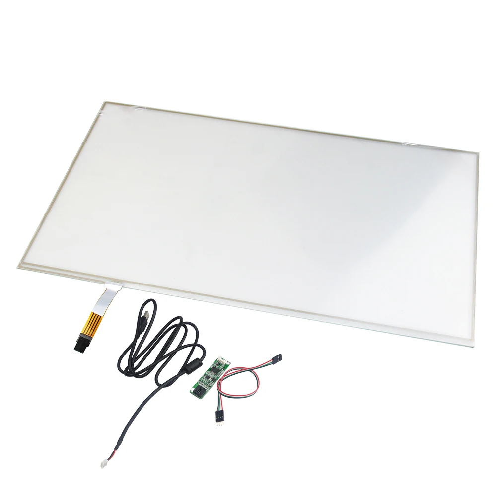 Panel z ekranem dotykowym 21.5 Cal rezystancyjny do panelu dotykowego 490mm * 285mm 490mm x 285mm 4 drut USB do monitora 21.5\