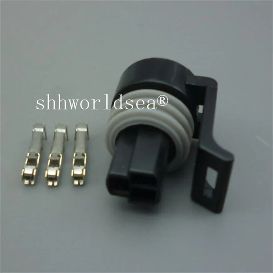 Shhworldsea 1pcs 1.5mm 3 pin car auto waterproof automotive oil Fuel Pressure Sensor Connector plug 12110192 12065287 12078090