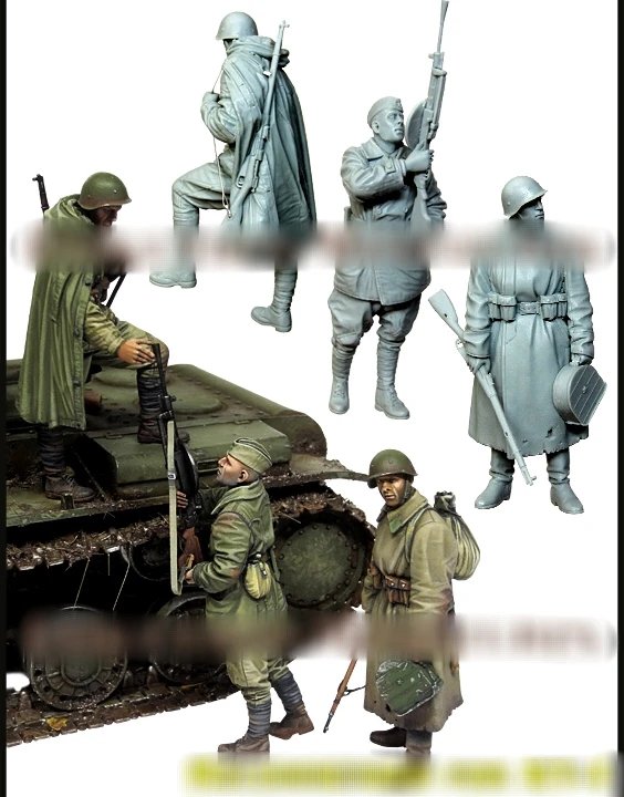 1/35 Resin Model Figure GK，Unassembled and unpainted kit