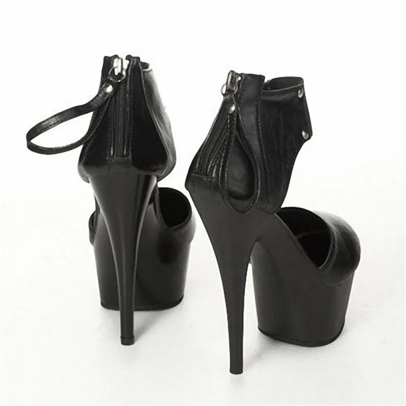 

15cm Easy color shallow shoes, sexy foreign trade to sell large size women's shoes, nightclub bar ultra high Dance Shoes