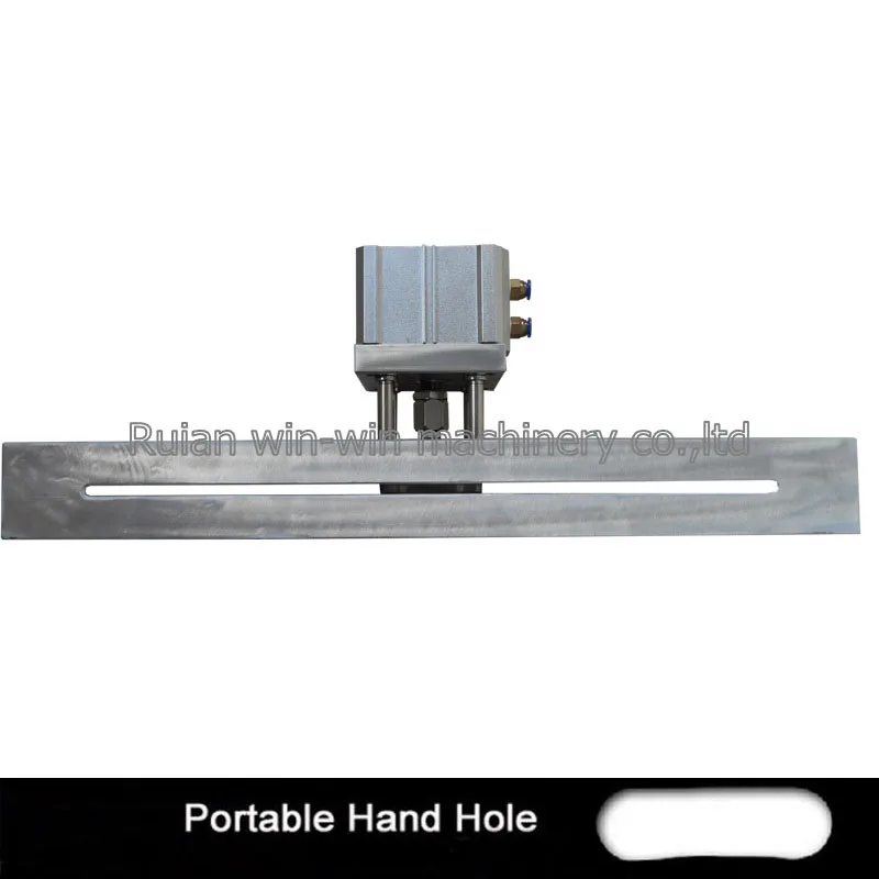 hole size length 75-84mm width 21-25MM Gantry Handle Hole Plastic Bag Pneumatic Punching Machine for Hang Hook Hole