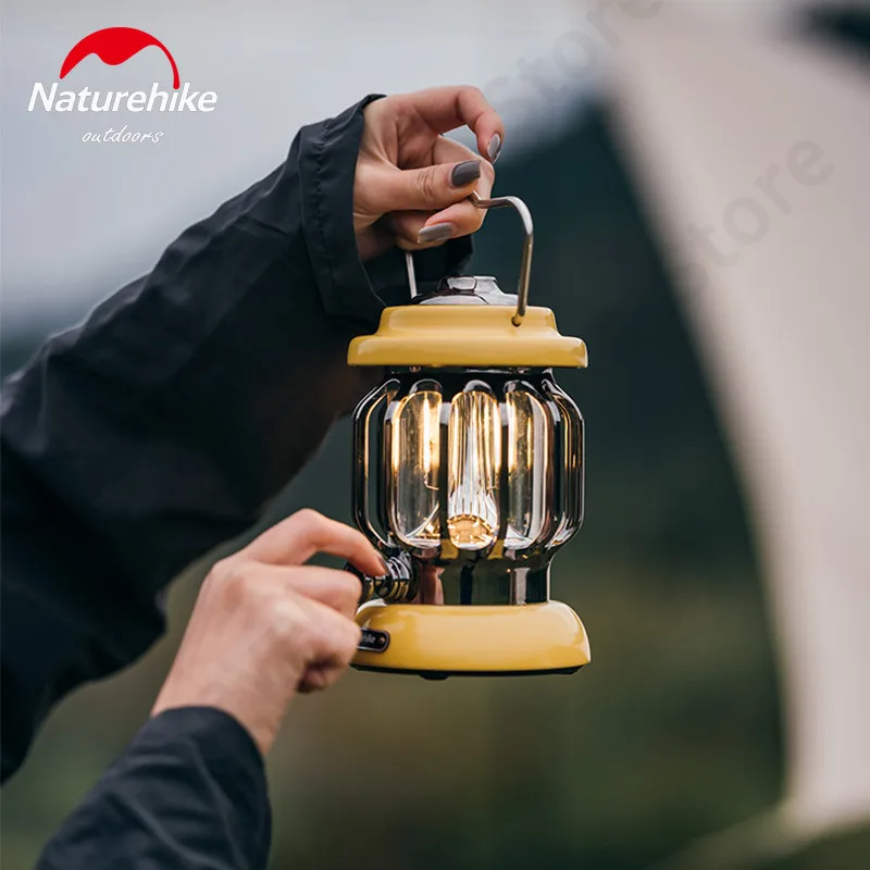 

Naturehike 6-24h Rainproof Portable Lamp Outdoor Camping Tent 2-In-1 Led Hang Lamp 600g Ultralight Picnic Party Read Lighting