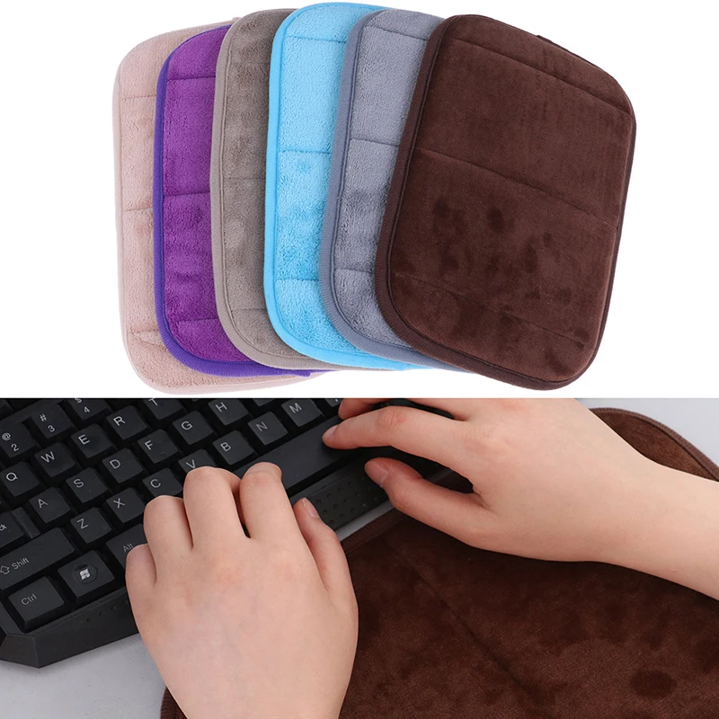 

Ultra Memory Cotton Keyboard Pad Soft Sweat-absorbent Anti-slip Wrist Elbow Mat Pad For Office Desktop Computer Table 20*30cm