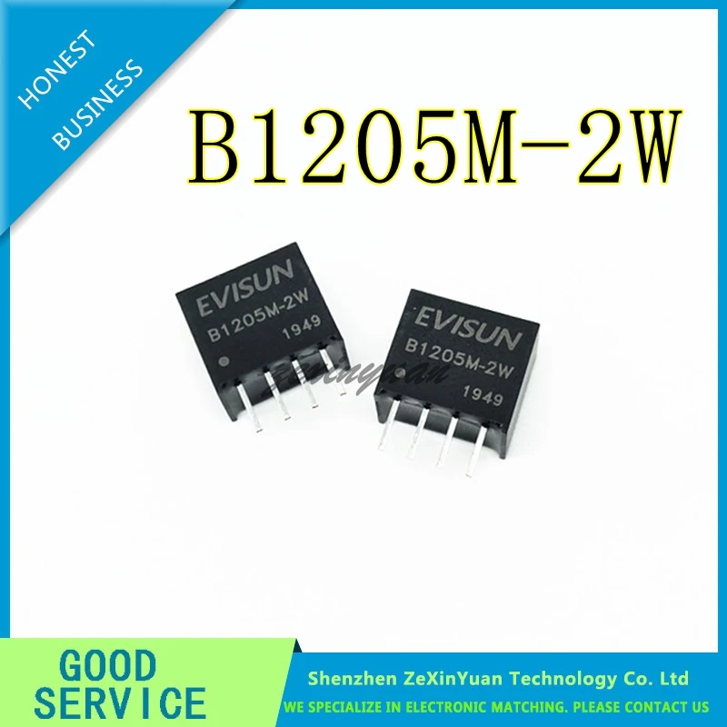 2-10 Chiếc B1205M-2W 12V Đến 5V Nhâm Nhi-4 DC-DC Mô Đun Nguồn