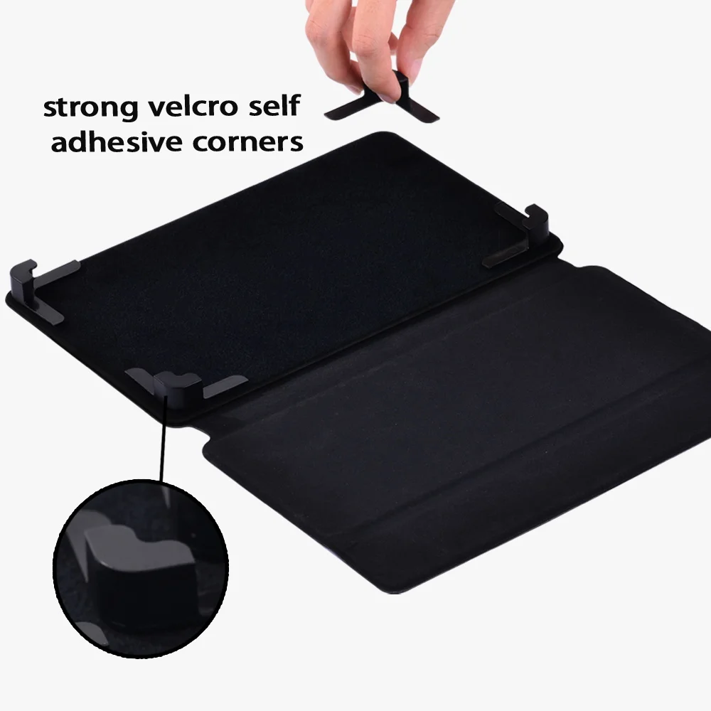 Cover for Argos Alba 7 8 10 Inch Leather Pu Adjustable Folding Tablet Stand Scratch Resistant Protective Case + Stylus image 3