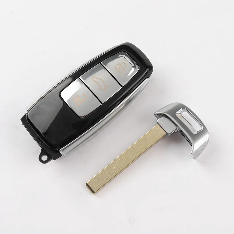 

Blank Smart Remote Key Shell Metal edge for Audi A6 A8L after 2018 Replacement Car Key Case