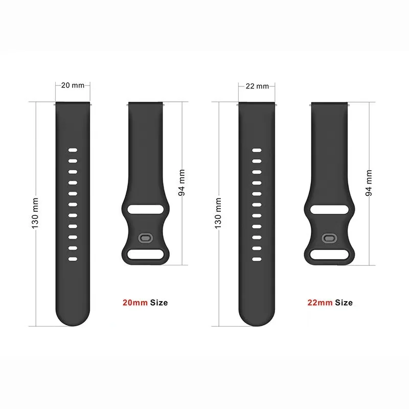 20mm 22mm Silicone Band For POLAR Pacer/Ignite 2 3/Unite Sport Bracelet For Polar VANTAGE M2 M/Grit X Pro Tian Strap Correas