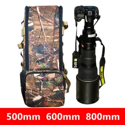 DSLR Camera Telephoto Lens Backpack Bag Case Waterproof Tamron Sigma Nikon Canon Sony 300mm 400mm 500mm 600mm 800mm