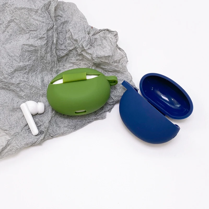 لتقوم بها بنفسك لطيف سيليكون سماعة حافظة لهاتف هواوي Freebuds 4i سماعة حامي شل اكسسوارات ل Freebuds 4i حافظة مع هوك