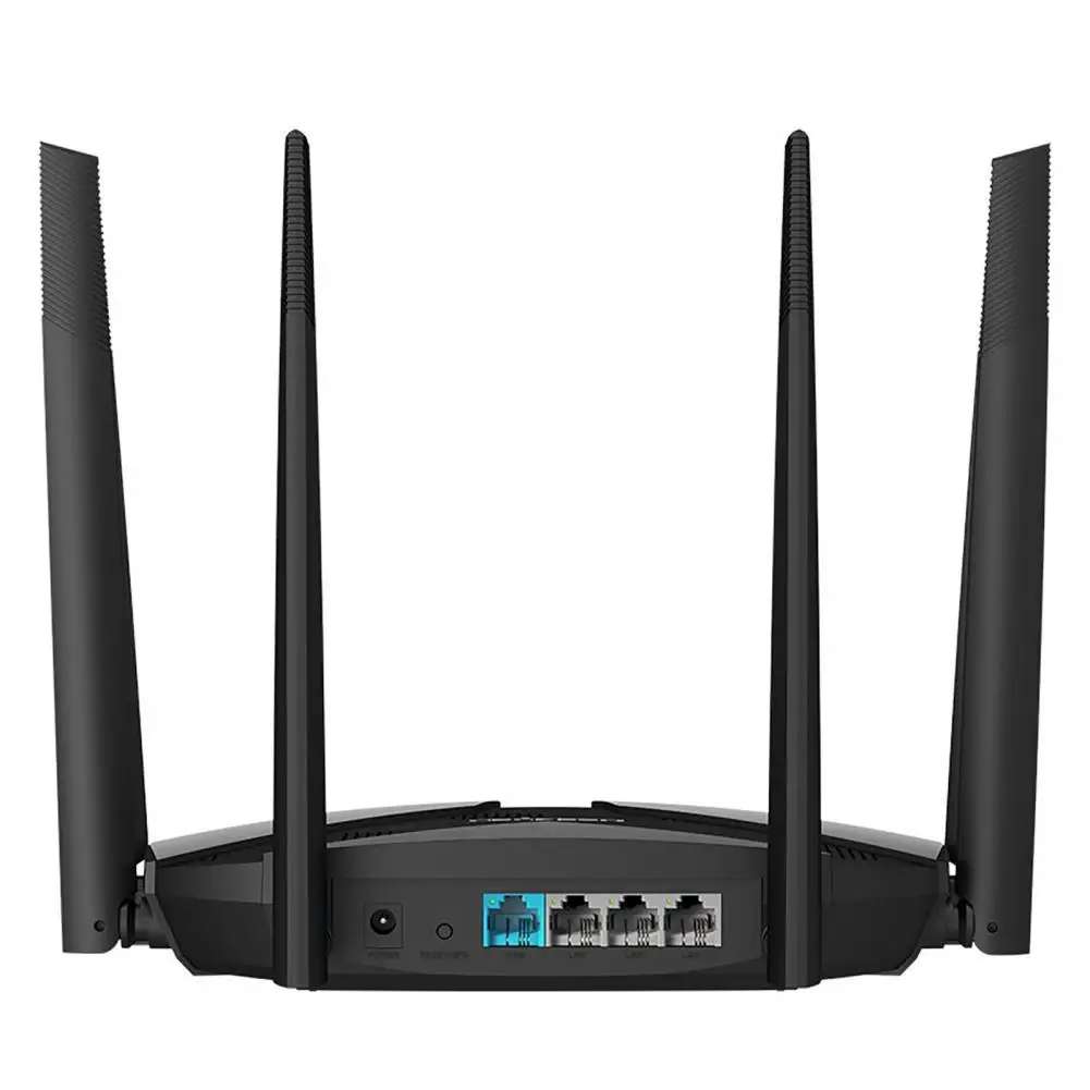 

AC WiFi Router High-speed Wide Coverage with 6 High Gain Antennas 2.4G 5G 1200Mbps Dual Band Network Router Extender for Home