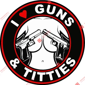 Personalized Guns N Roses Sign Badge Brand Car Sticker Motorcycle Decals Laptop Trolley Case RV Wall Stickers PVC Vinyl Stickers