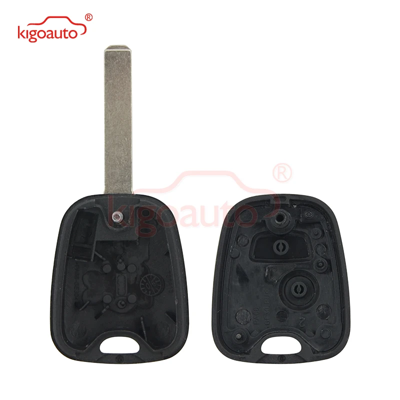 Kigoauto 2 Buttons VA2 Uncut Blade Remote Car Key Case Shell Fob For Citroen C1 C2 C3 Pluriel C4 C5 C8 Xsara Picasso Cover