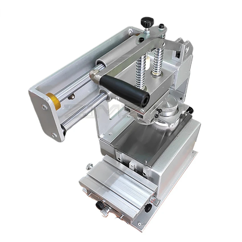 Imagem -04 - Máquina de Impressão Pequena da Almofada do Inkwell da Impressora Selada Manual da Almofada do Copo da Tinta Que Muda a Imprensa 100x215 mm da Placa de Aço