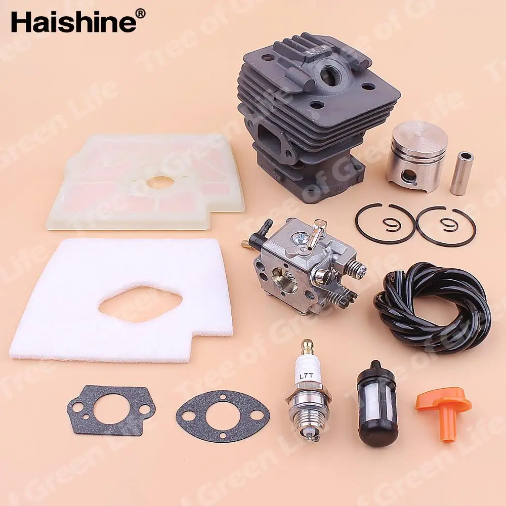 35 มม.กระบอกลูกสูบชุดคาร์บูเรเตอร์สำหรับ Stihl FS160 FS 160 Air การใช้สายกรอง Spark Plug ปะเก็น Trimmer