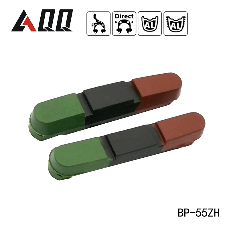 1 Pair Road Bicycle Bike Brake Pads Shoes for Alloy Rims Dura Ace Ultegra 105 Cartridge Durable Bicycle Brake Pads Shoes Tools