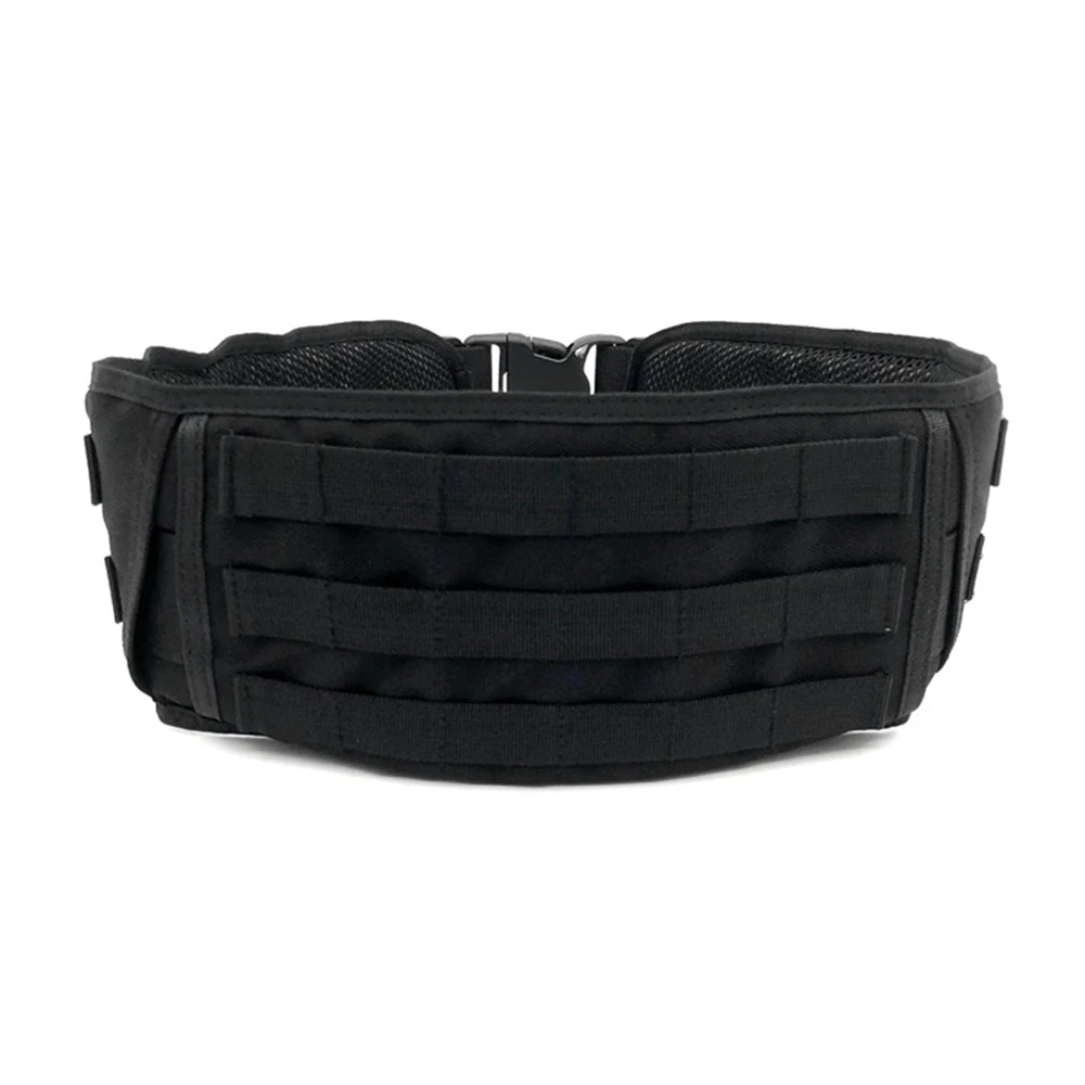 Tactical Hunting Molle Battle Belt Military Combat Padded Patrol Belt for Men Waist Support Adjustable