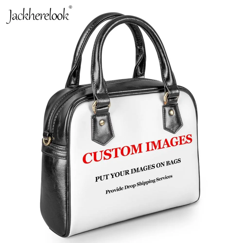 Imagem -02 - Jackherelook Bonito Gato Impressão Feminina Bolsa Feminina Crossbody Bolsa de Couro do Plutônio de Luxo Pequena Alça para Mulher Bolsa Feminina