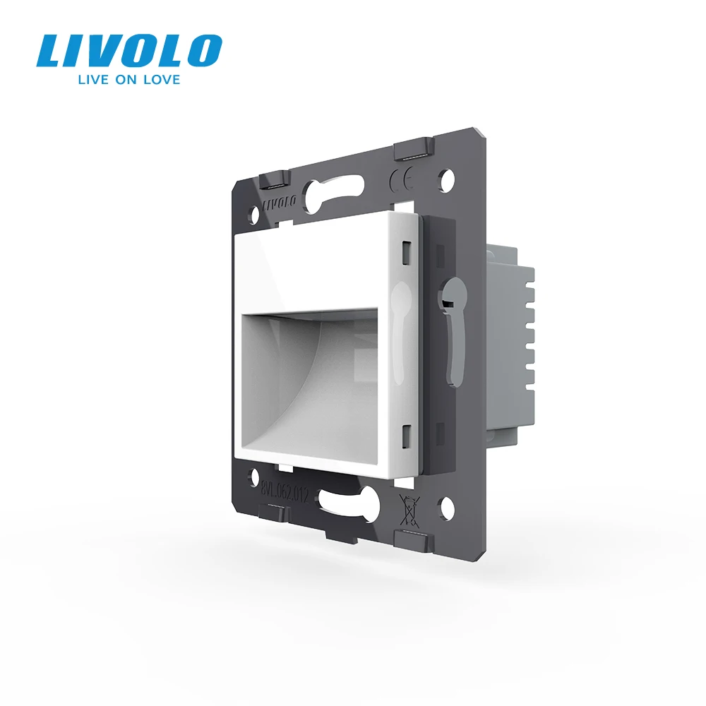 Livolo EU Standard PIR Footlight Switch,Intelligent Sensor,Recessed Corner Led Warm Stair Lamp for  Porch Corridor Up In Dark